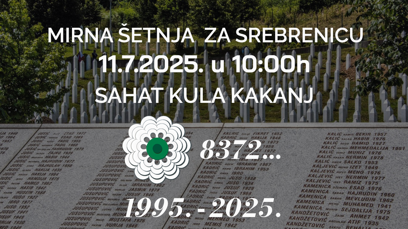 I ove godine u Kaknju mirna šetnja za Srebrenicu